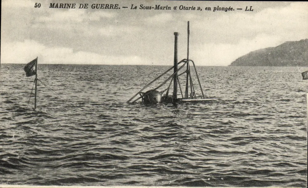 Kriegsmarine — Der U-Boot « Otarie », untergetaucht — LL - Vorderseite