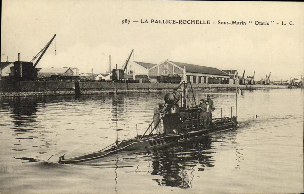 La Pallice-Rochelle — U-Boot "Otarié" — L.C. n°987 - Vorderseite