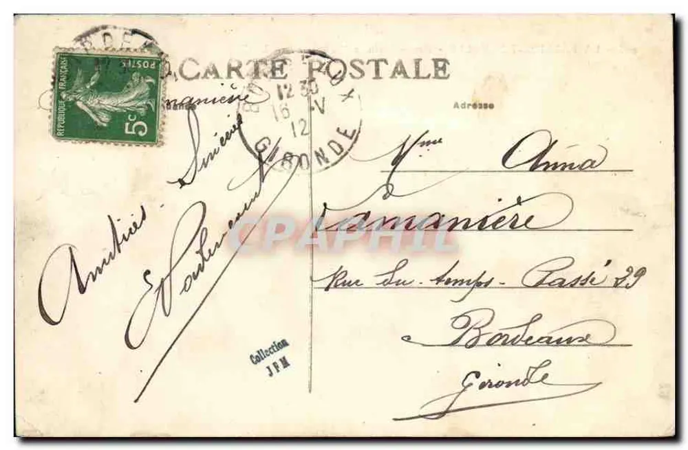 La Pallice-Rochelle — U-Boot "Phoque" — L. C. n°228 - Rückseite