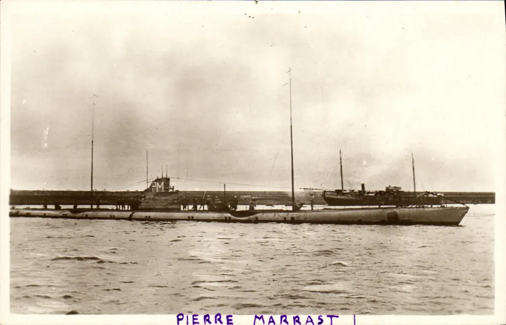 U-Boot Pierre Marrast — Marine de Guerre — Nr. 190 - Vorderseite