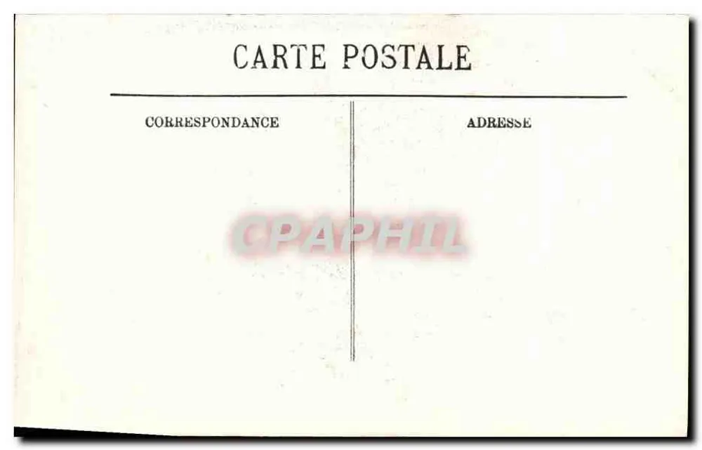 Die Beerdigung der Opfer des "Piuviose" in Calais — Die Leichenwagen marschieren auf der Place d'Armes — L.L. - Rückseite