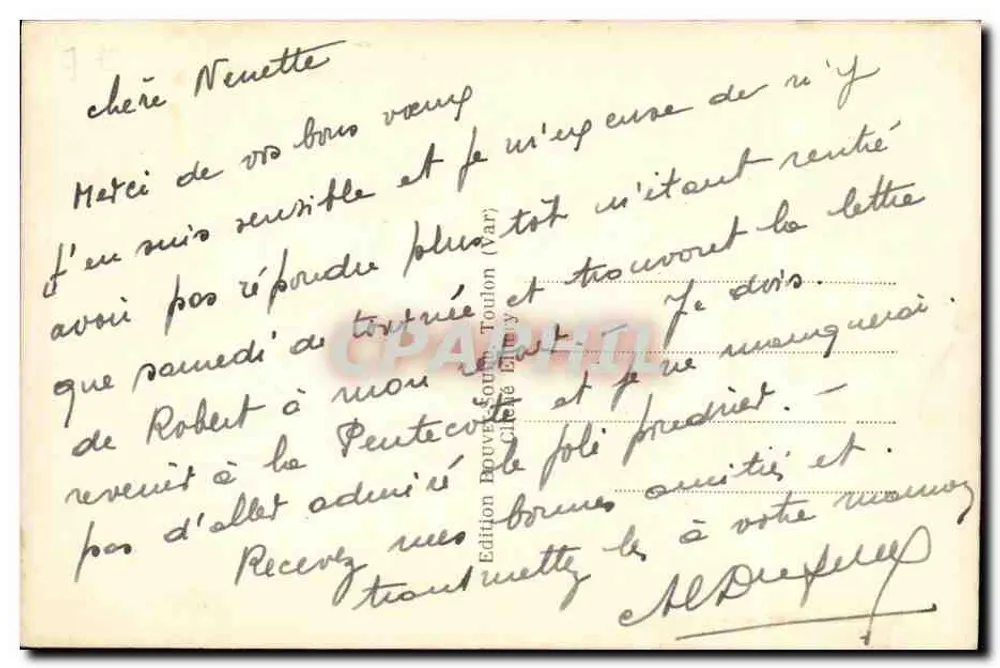 Submarino Souffleur — Edição Douvot Toulon (Var) — n° 131 - Verso