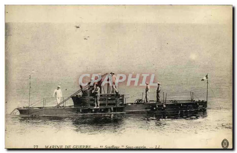Marine — "Souffleur" U-Boot — L.I. - Vorderseite