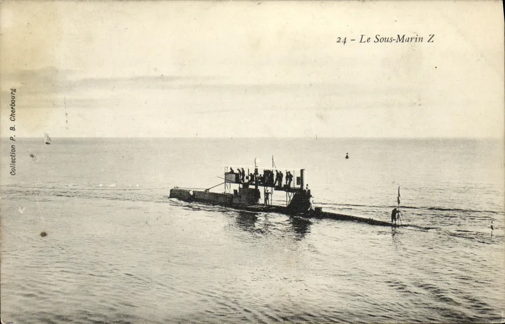 O Submarino Z — Coleção P. B. Cherbourg — n°24 - Frente