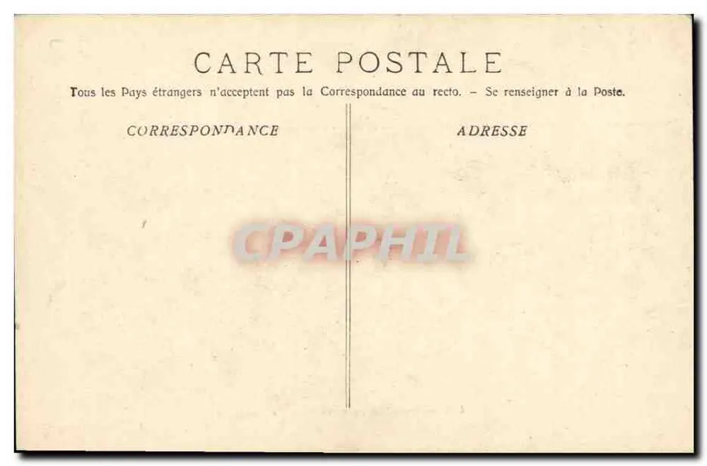 Submarino navegando à superfície — A. Bougault, n° 426 - Verso