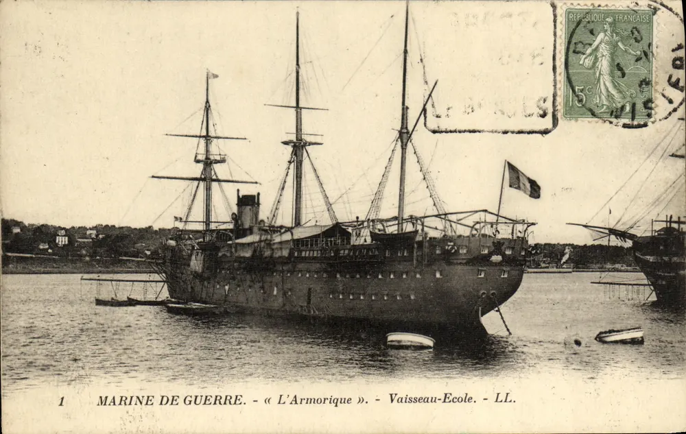 Marina Militare - « L'Armoric » - Vaso-Scolastico - LL. - Recto