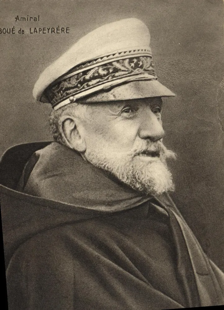 Amiral Boué de Lapeyrère — retrato em uniforme — editor não identificado - Frente