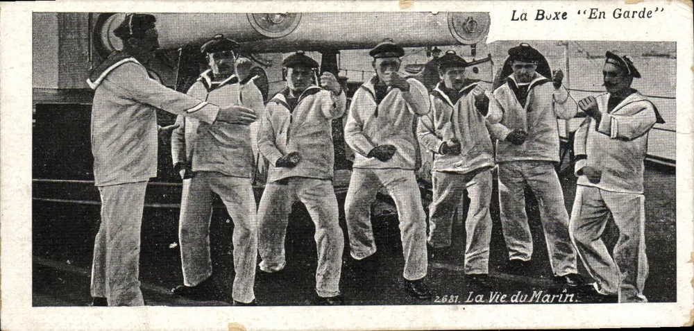Boxen "En Garde" — Marine-Boxen-Szene — La Vie du Marin, n°2681 - Vorderseite