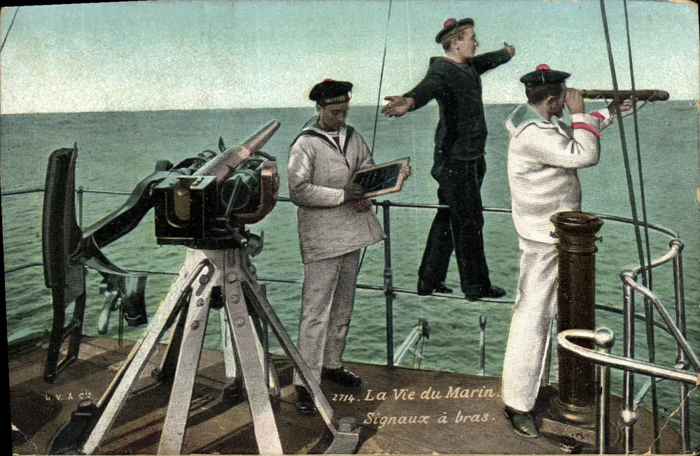 Armsignale — Das Leben des Seemanns — L.V. & Cie, n° 2714 - Vorderseite