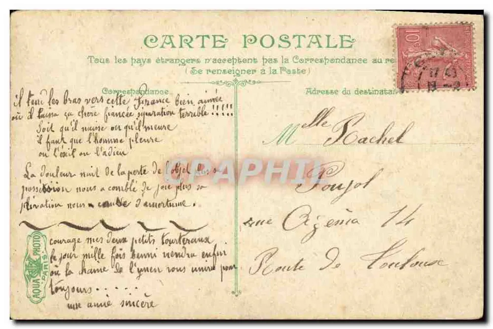 Armsignale — Das Leben des Seemanns — L.V. & Cie, n° 2714 - Rückseite