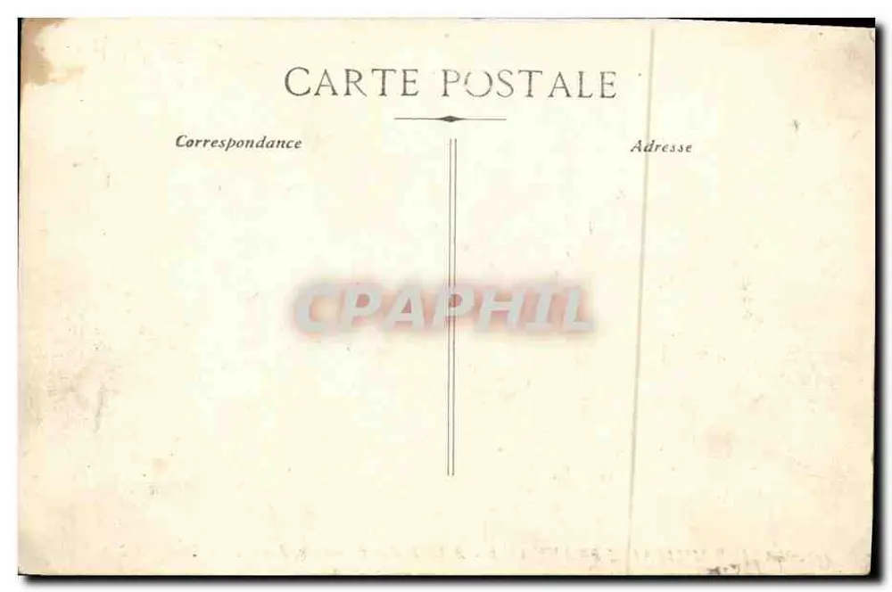 Französische Marine — An Bord eines Panzerschiffs. Deckreinigung — BC - Rückseite