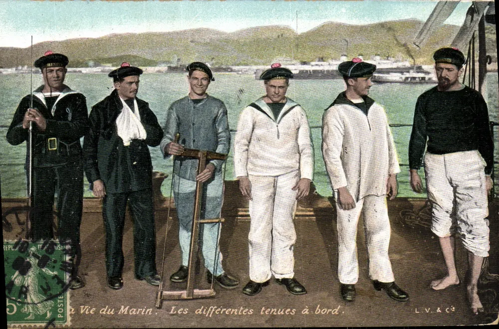 Die verschiedenen Uniformen an Bord — Leben des Seemanns — L.V.&C° - Vorderseite