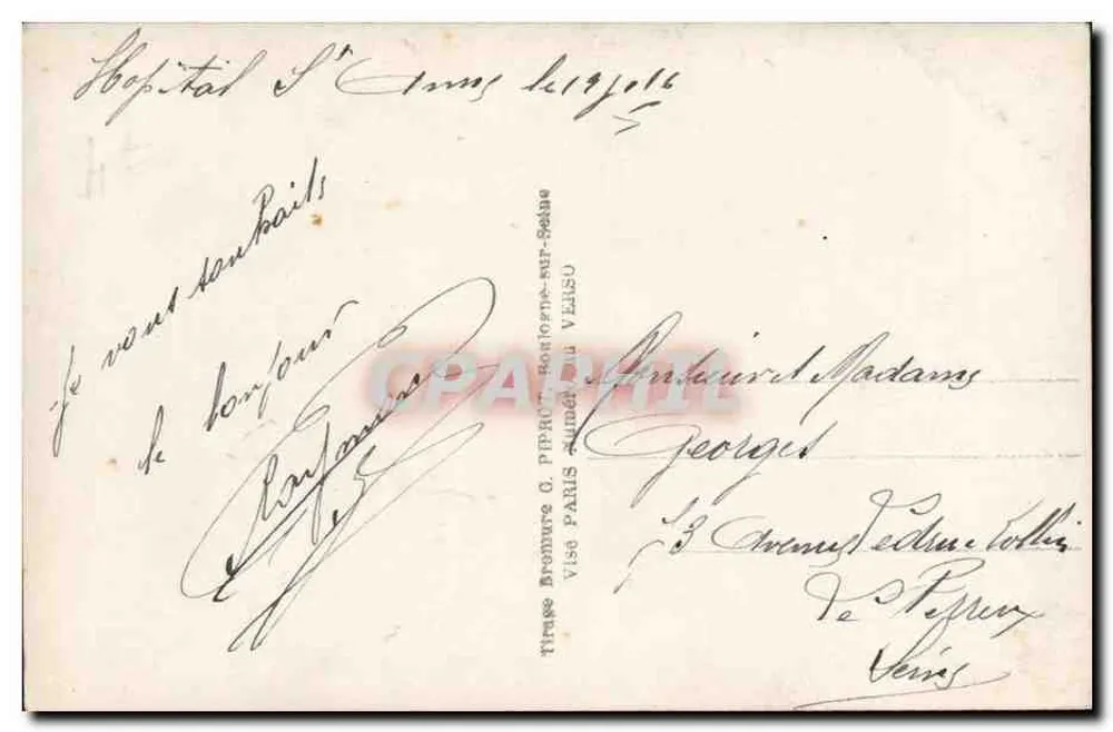 Dois soldados perto de um navio — Dardanelles — DIX 94 - Verso