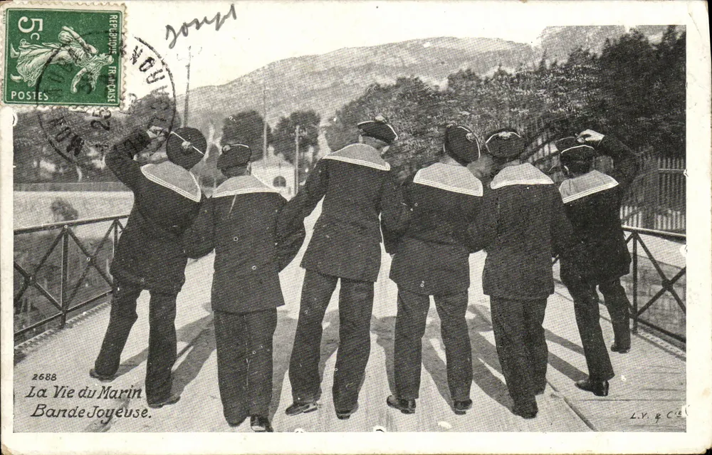 Das Leben des Seemanns — Fröhliche Gruppe — L.V. & Cie - Vorderseite