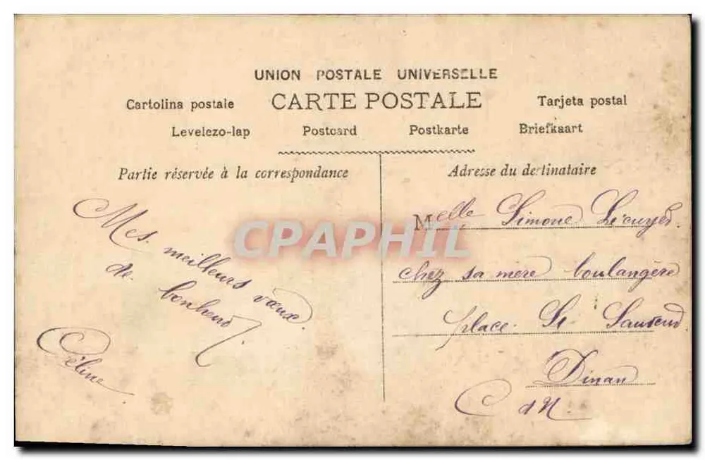 Mädchen in langer Robe mit Blumenkrone — Für Ihre Pète — unbekannter Verleger, Nr. 621 - Rückseite