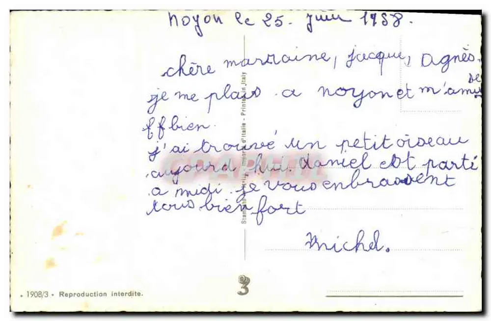 Mère nourrissant un bébé avec une bouteille — scène domestique — éditeur Standard 1908/3 - Verso