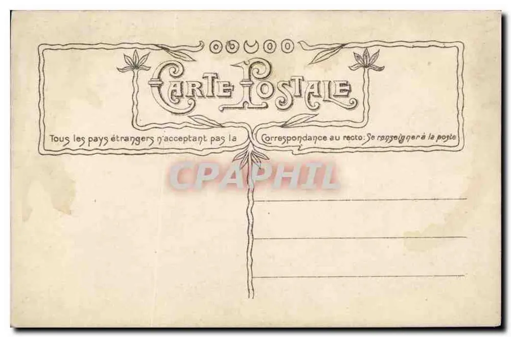 Baby hinter Zaun — Aufschrift 'Verkauft, später zu liefern' — Gast.Viè, Paris, n°3759 - Rückseite