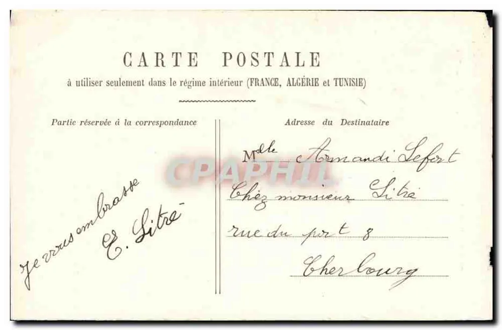 La Jolie Gitane — jeune femme en costume traditionnel tenant une mandoline — éditeur non visible, n° de série 1 - Rückseite