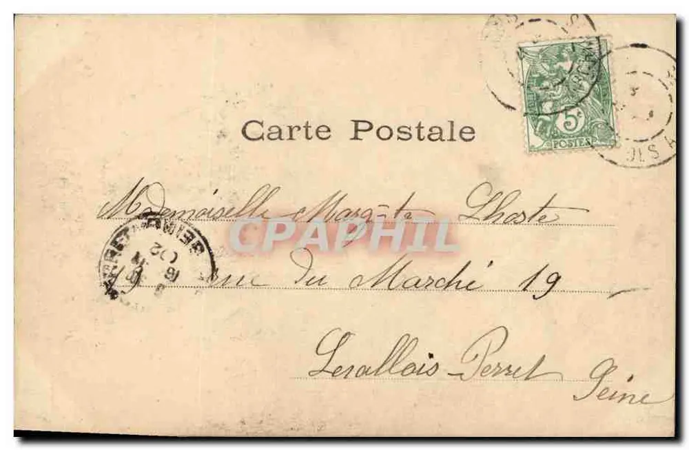 Fermière & Marquis — S’en vont à la fois ; La coupe, parfois, est bien loin des lèvres — G. Clarette Phot. - Rückseite