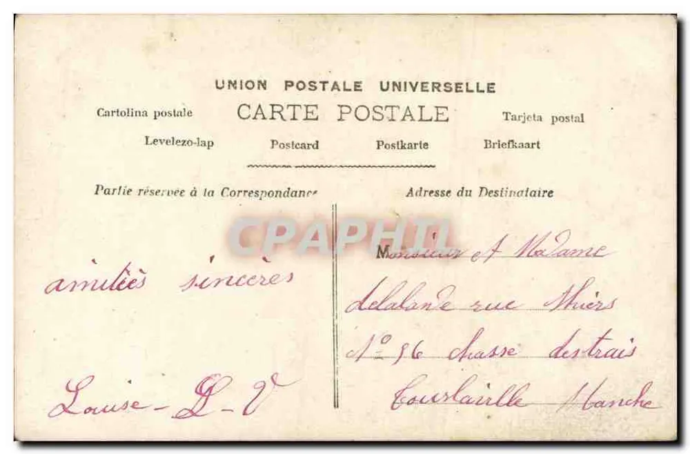 Zwei junge Mädchen neben einer Fontäne — Walery, Paris, n°413 - Rückseite