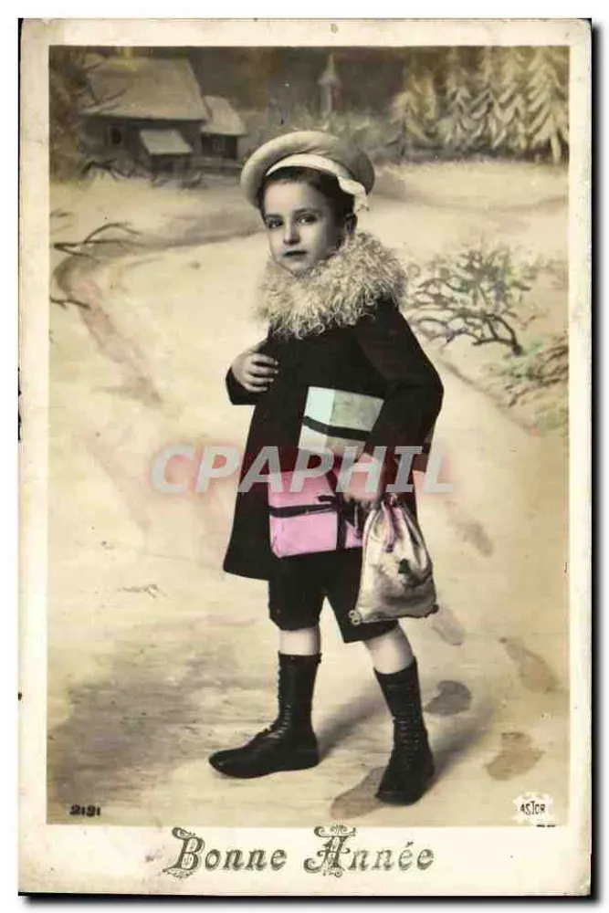 Kind in Winterkleidung — Frohe Weihnachten — ASJOR n°2191 - Vorderseite