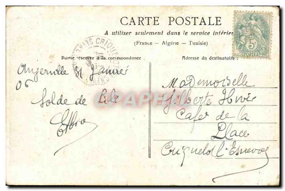 Lili und ihr Hund — Bernardo — Paris - Rückseite