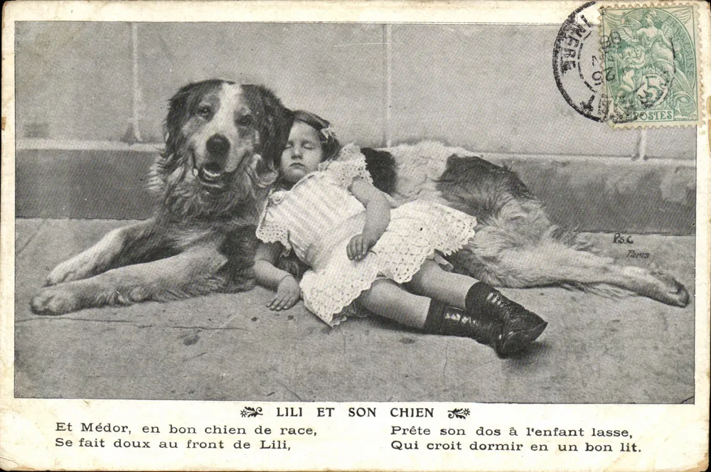 Lili und ihr Hund — Médor, ein guter Rassehund — P.S.C. Paris - Vorderseite