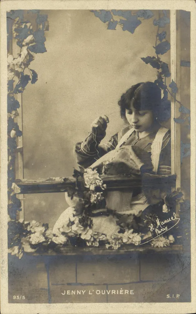 Jenny die Arbeiterin — S.I.P. — St Manuel, Paris - Vorderseite