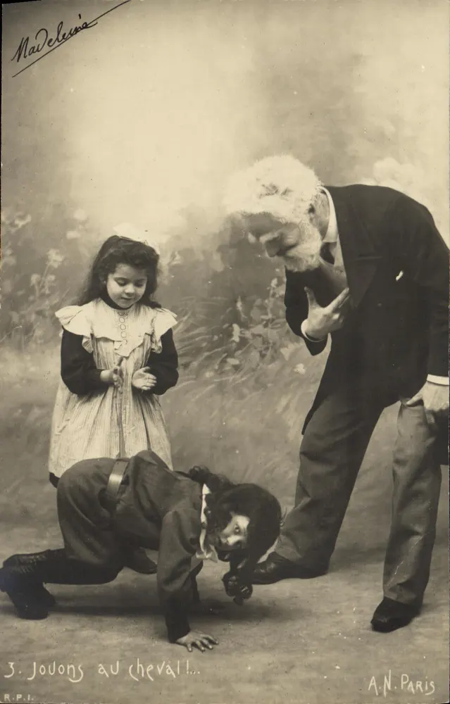 Pferdespiele — Studio-Szene — A.N. Paris, n°3 - Vorderseite