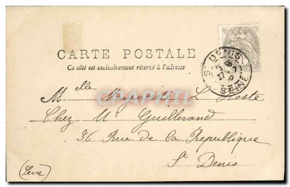 Zwei junge Mädchen — Spiel Szene — A.N. Paris, n°7 - Rückseite