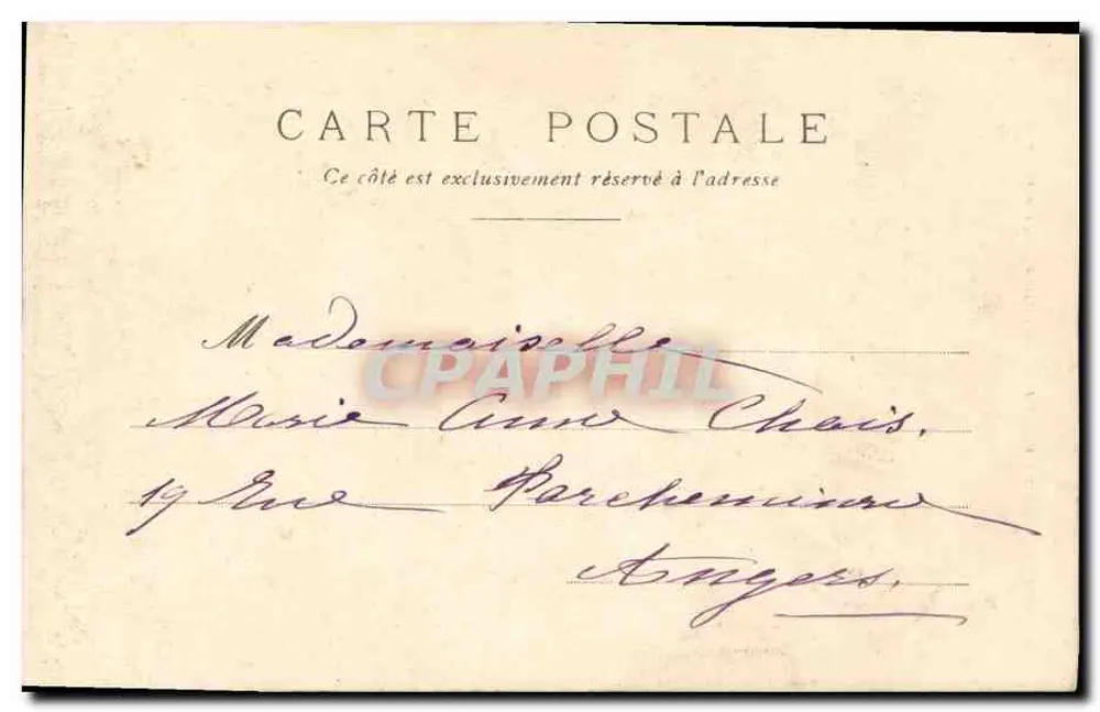 Zwei Kinder auf einer Schaukel — Frühlingsszene — G. T. Lambercy, Nr. 4 - Rückseite