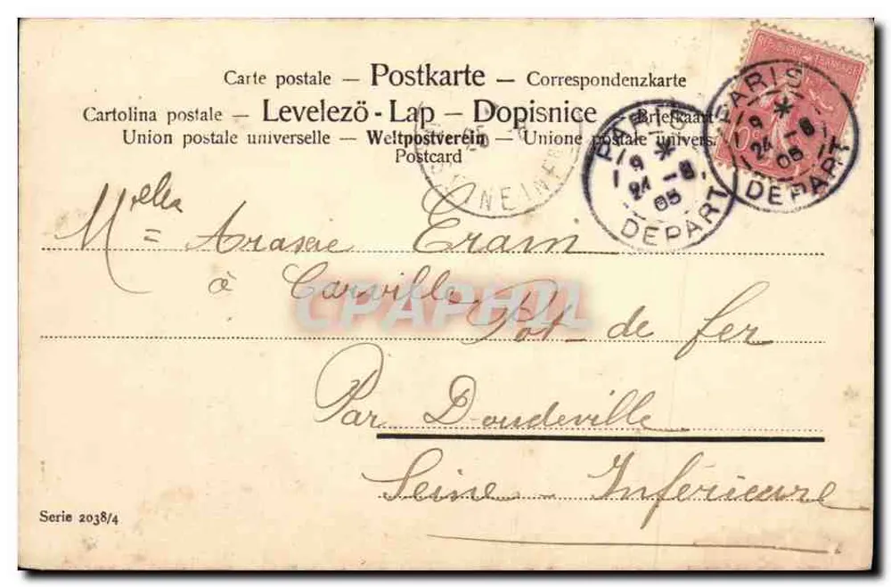 Menina assustada — ilustração — TRIEBEL Viena;XVIII - Verso