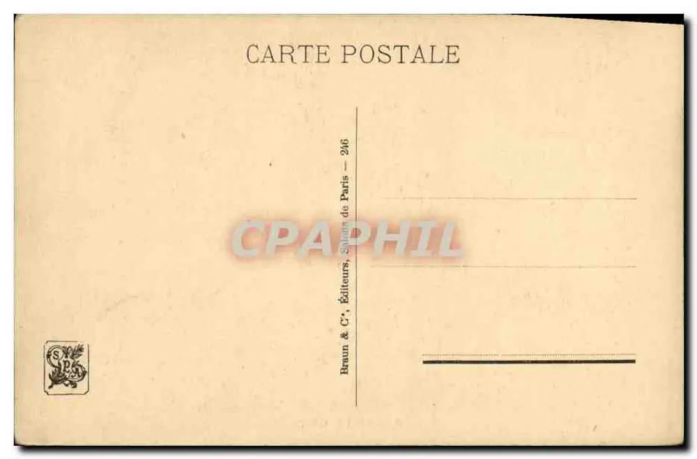 Vor dem Bad — Étienne Mondineu — Braun & C°, Paris, n°246 - Rückseite