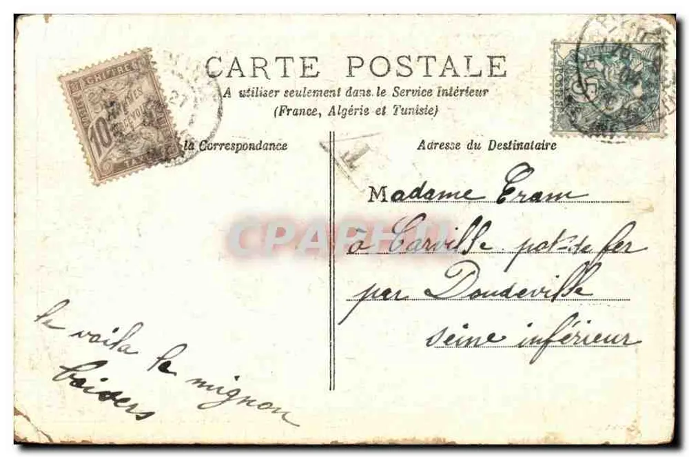 Kind in einem Fass — Spiel Szene — P. M. Paris - Rückseite