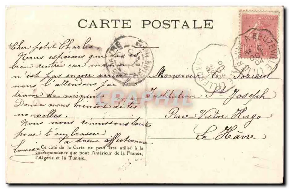 Zwei junge Mädchen — Studio-Szene — Verlag Louis, Nr. 2 - Rückseite
