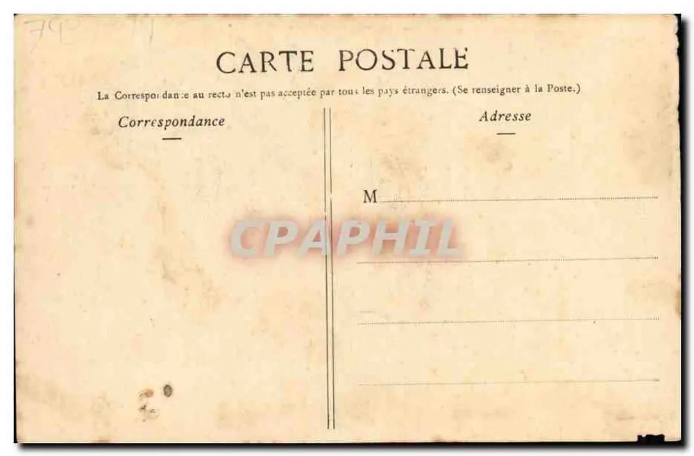 Femme convalescente — assise sur un rocher décoré — éditeur 'Convalescente' (imprimé en haut) - Rückseite