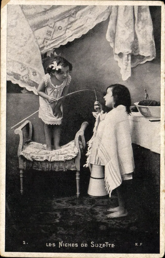 Les Niches de Suzette — Innenraum-Szene — K.F. n°2 - Vorderseite