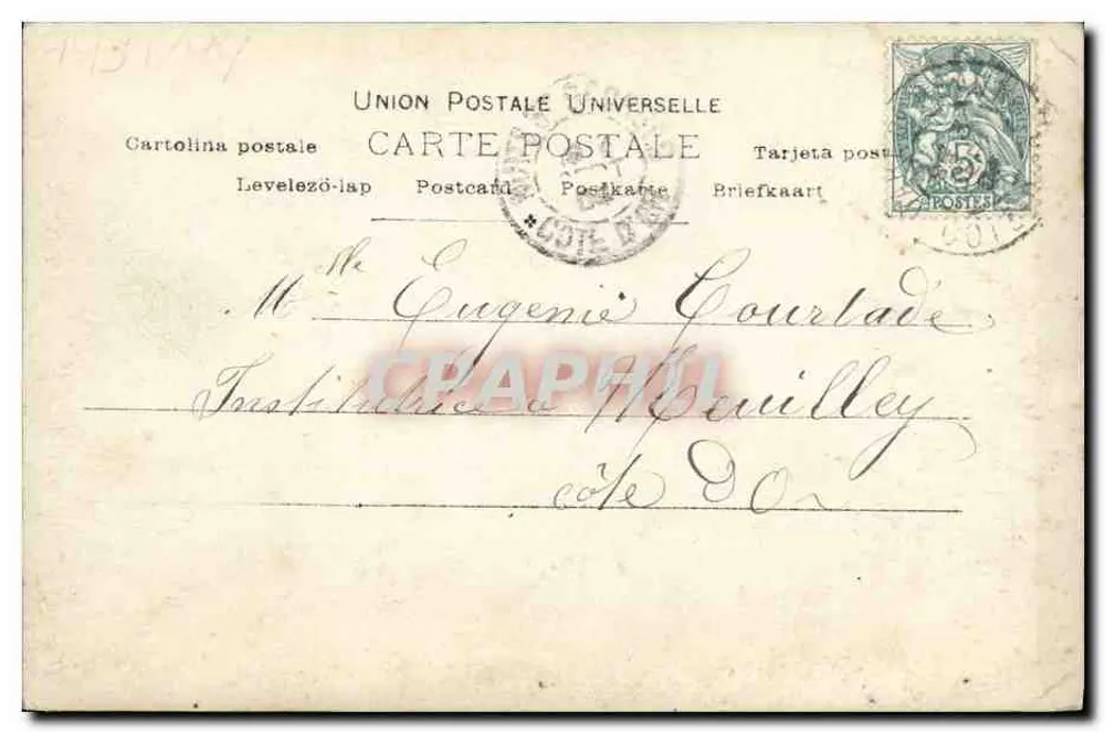 Verkäuferin der vier Jahreszeiten — Beaune, S.I.P., Nr. 935 — 1904 - Rückseite