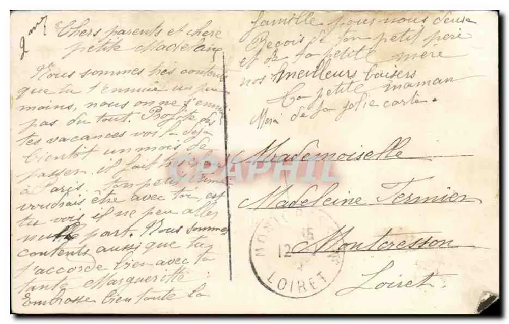 Grand'Maman — Innenraum-Szene — J.K. SOA1 - Rückseite