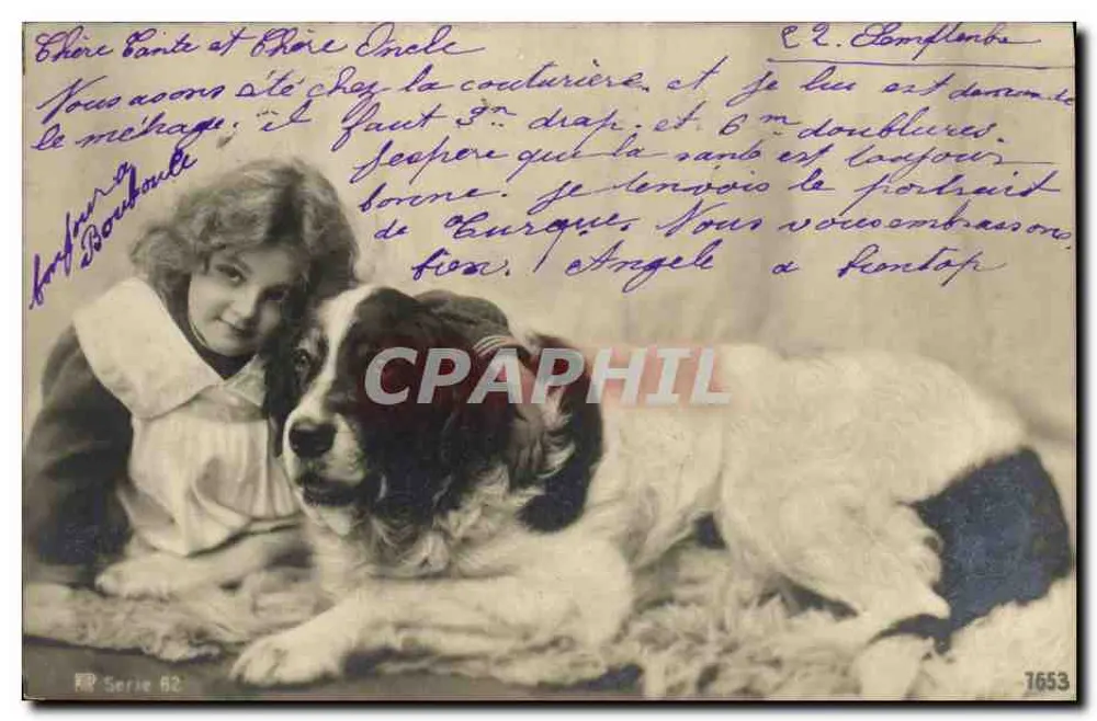 Frau und Hund — Serie 82 — Verlag R.P. Complèmbs - Vorderseite