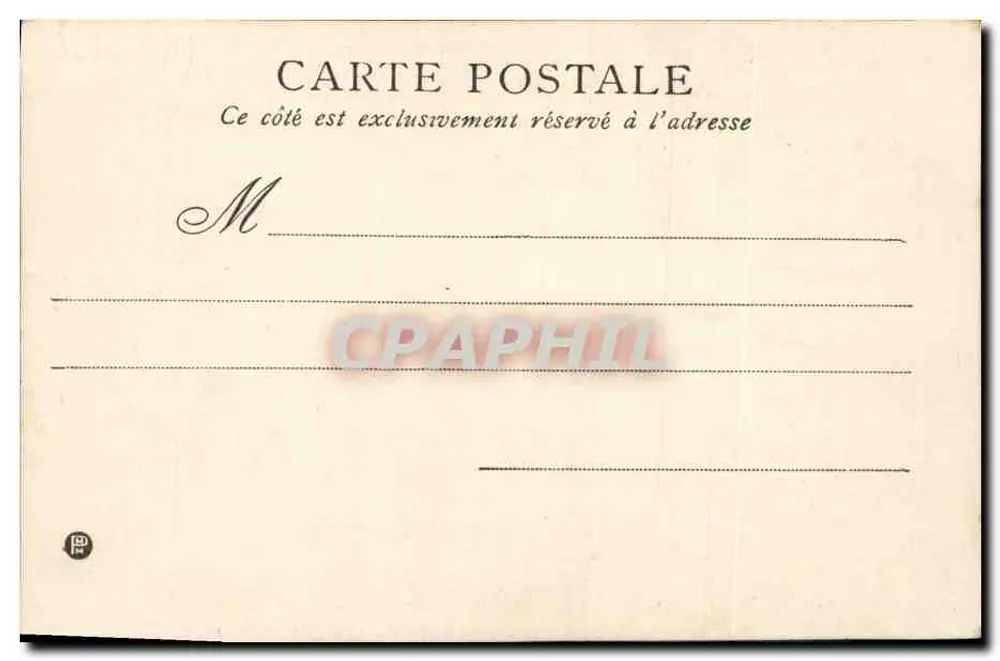 Kleine Mädchen in weißem Kleid — Für die Caritas — Verlag L. M. (Drucker) - Rückseite