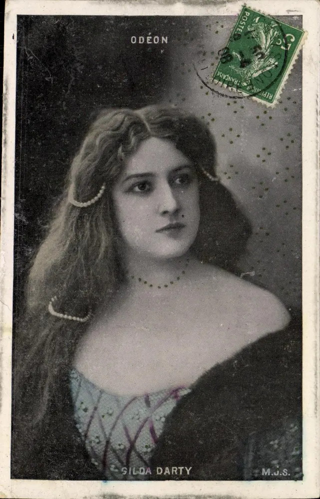 Gilda Darty — Portrait — Odéon, M.J.S. - Vorderseite