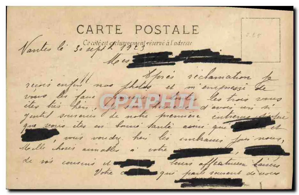 Miss Bordevery — Folies Bergère — Verleger Dubugy, Nr. 918 - Rückseite