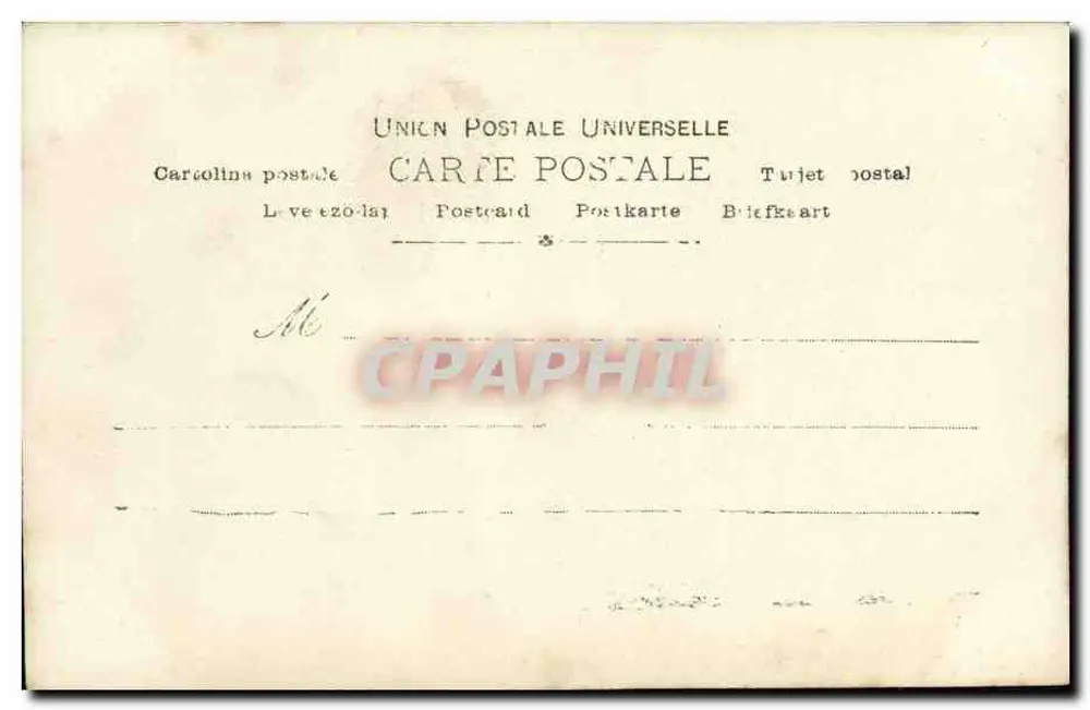 Miss Sorelle — Portrait — Saul Boyer, Paris, S.I.P., n° 985 - Rückseite