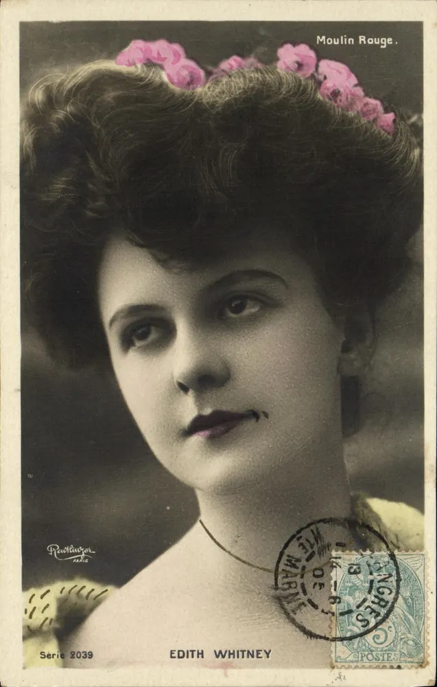 Edith Whitney — Moulin Rouge — Peutliger, Paris, Serie 2039 - Vorderseite