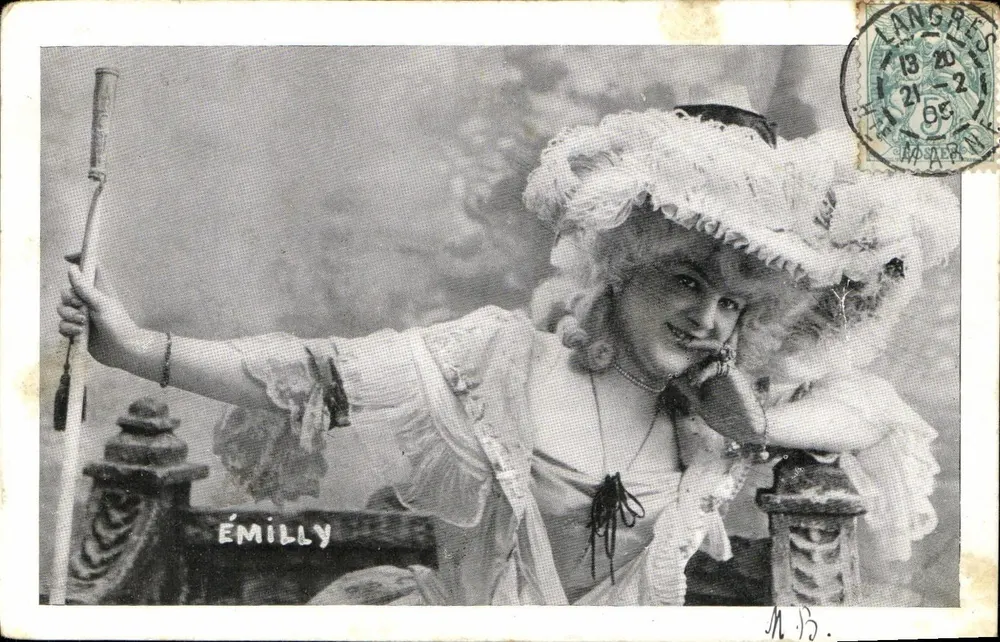 Émilily — Portrait der Sängerin — Verleger M. B. Langres - Vorderseite