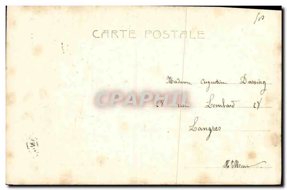 Madame Haygate — Tänzerin — Bougin (Verlag) Nr. 5152 - Rückseite