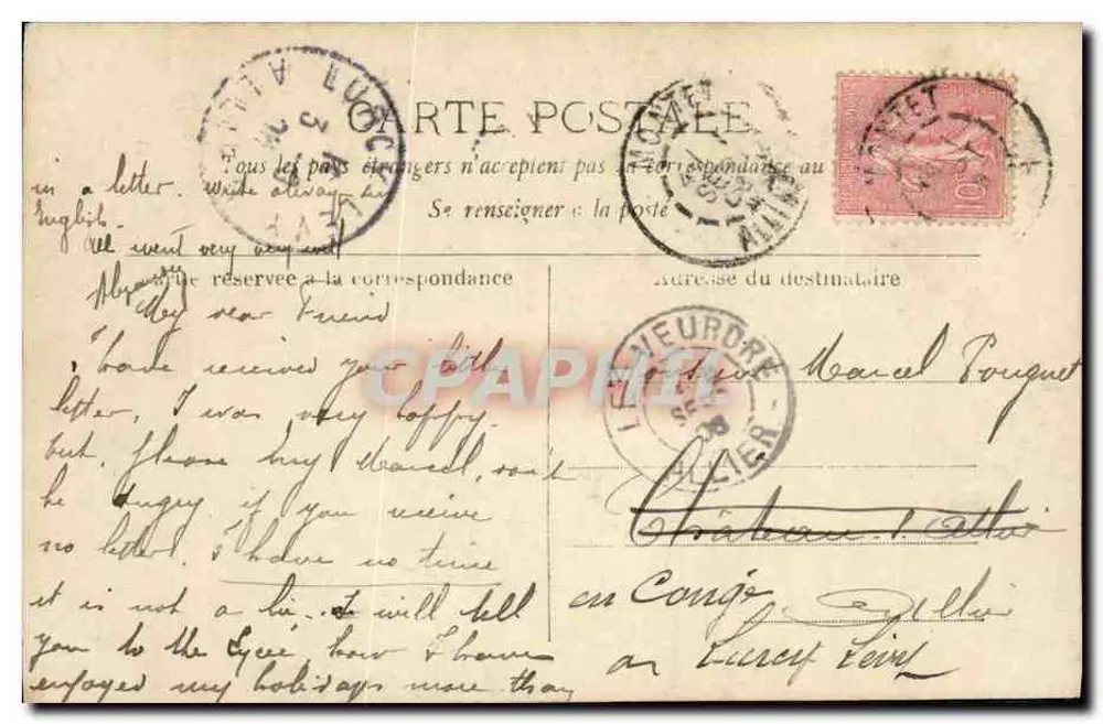 Kara — Portrait einer Frau in einem geschmückten Kleid — Verlag Rawlinsen, Paris, S.I.P. - Rückseite