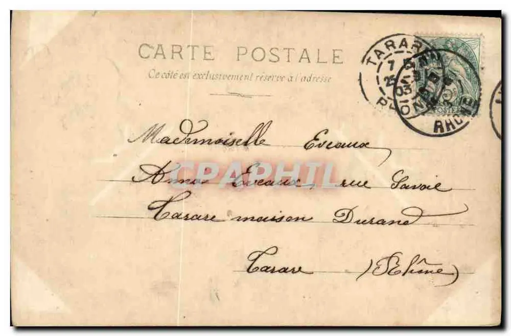 Lucette D'Horvilly — Tänzerin — Reutlinger Paris n°136/19 - Rückseite