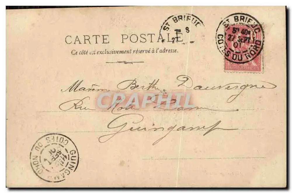 Jane Hading — Portrait — Reutlinger Paris, n°10 - Rückseite